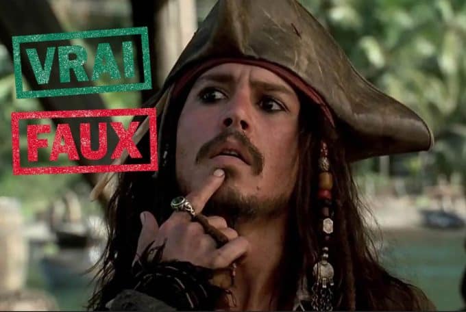 quiz vrai faux pirate caraibes